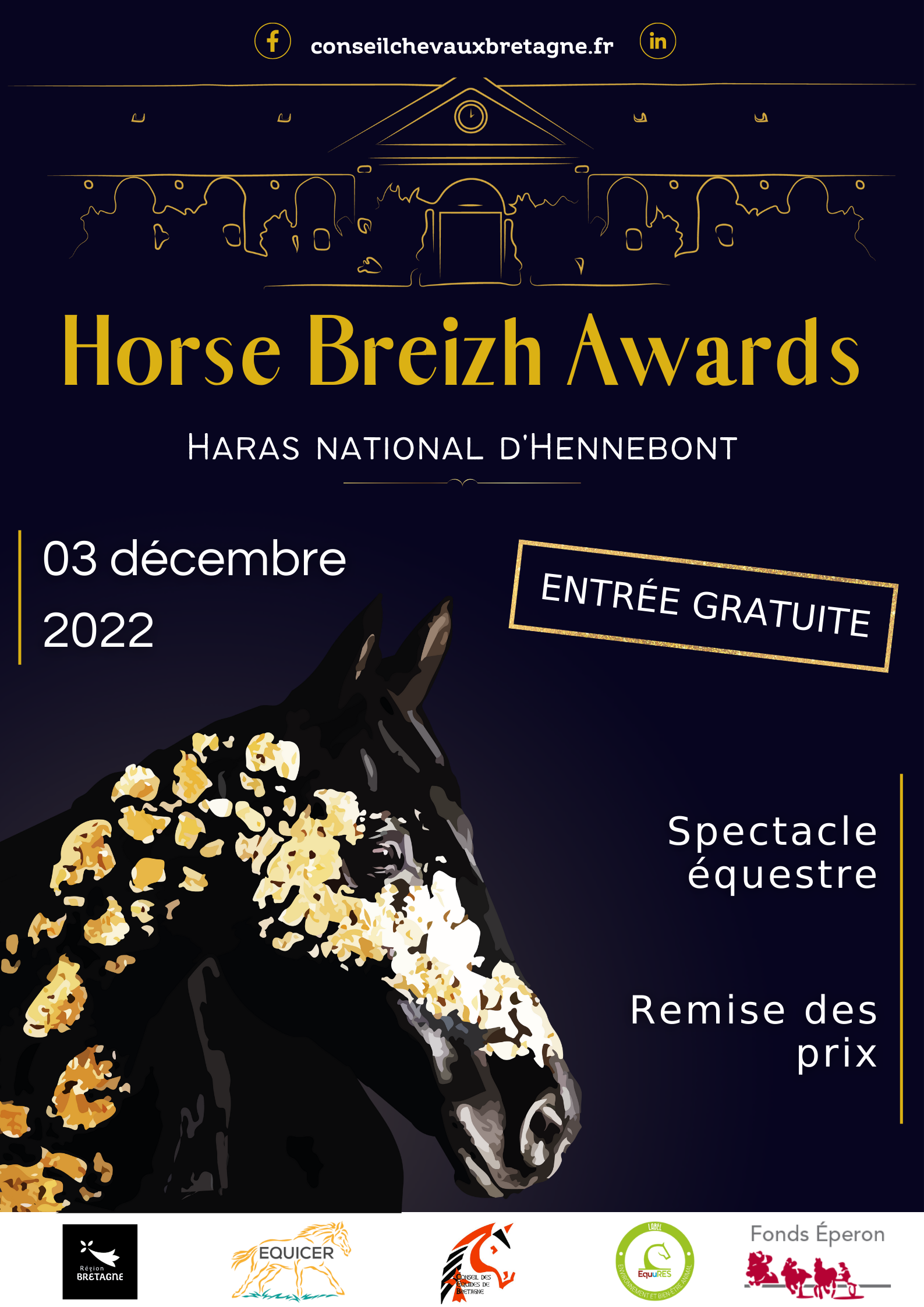HORSE BREIZH AWARDS, l'événement qui rassemble tous les maillons de la filière équine bretonne